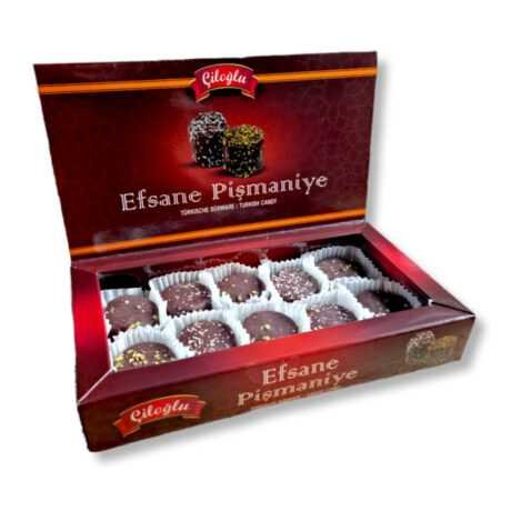Efsane Pismaniye bombonierka pismaniye w czekoladzie z orzeszkami