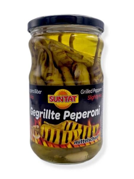 Zielone papryczki peperoni grillowane