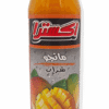 arabski, gęsty sok z mango z bardzo prostym i krótkim składem, bogaty w witaminę c, w szklanej butelce firmy x-tra