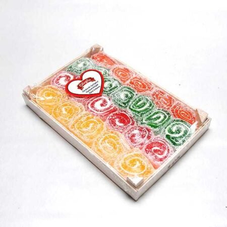 Lokum - roladki o w otoczce z wiórków kokosowych